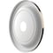 Ekena Millwork Traditional PVC Medallion (Canopies up to 11 1/2"), 19"OD x 3 1/2"ID x 1 1/2"P, Metallic Rustic Mist CMP19TRERU - alternate 5